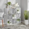 9 Cube Storage Organizer, Spring Pine