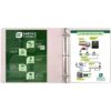 Samsill Earth's Choice Plant-Based View Durable 2 Inch 3 Ring Binders - Assortment 4 Pack, Assorted, 4 Pack (Quantity)