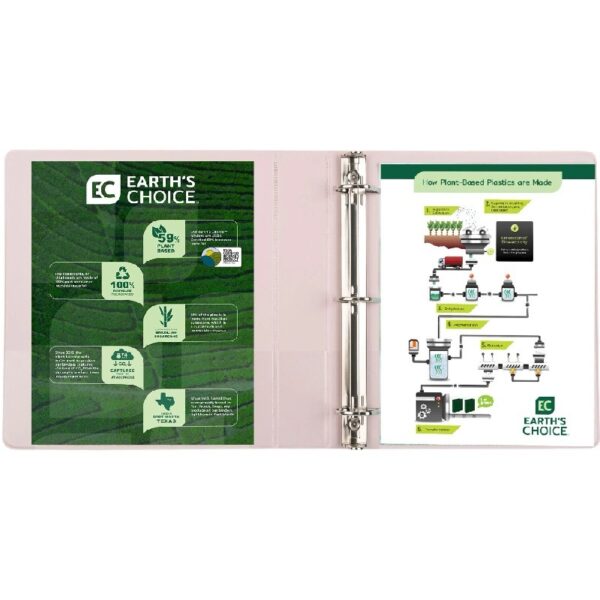 9c0064fc3e82444faff5b32a01885241 Samsill Earth's Choice Plant-Based View Durable 2 Inch 3 Ring Binders - Assortment 4 Pack, Assorted, 4 Pack (Quantity)