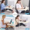 Livhil Large Lap Desk for Bed | Laptop Table, Portable Lap Desk, Home Office Room Laptop Desk for Bed Table Floor Table, Floor Desk for Adults (Black)