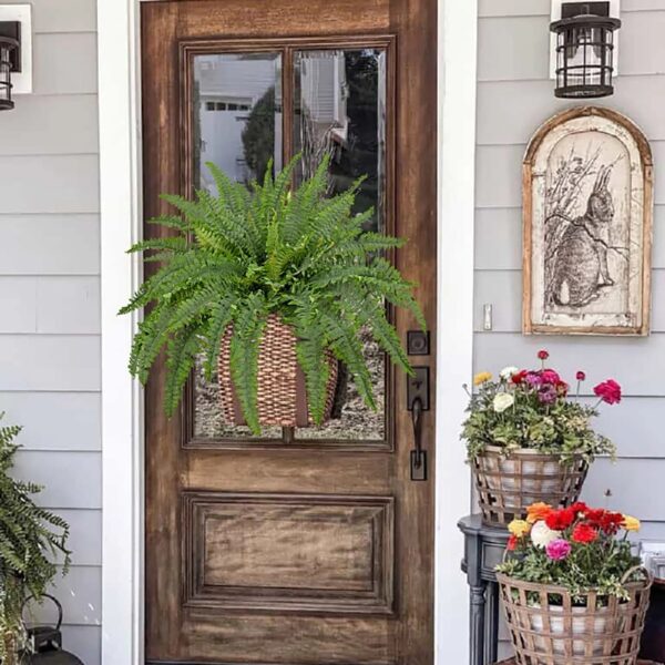 GnFlus Fern Artificial Plants Large Fake Fern 33.5