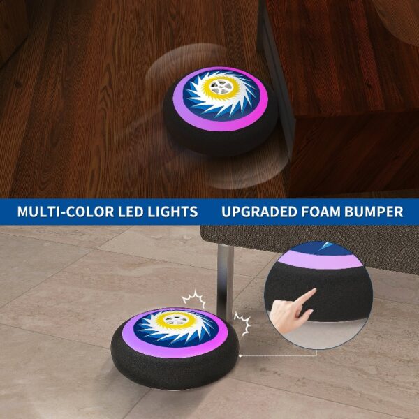 3-in-1 LED Soccer Hockey Bowling Set Indoor/Outdoor Toys, Gifts for 3 4 5 6 7 8+ Years Boy Girl
