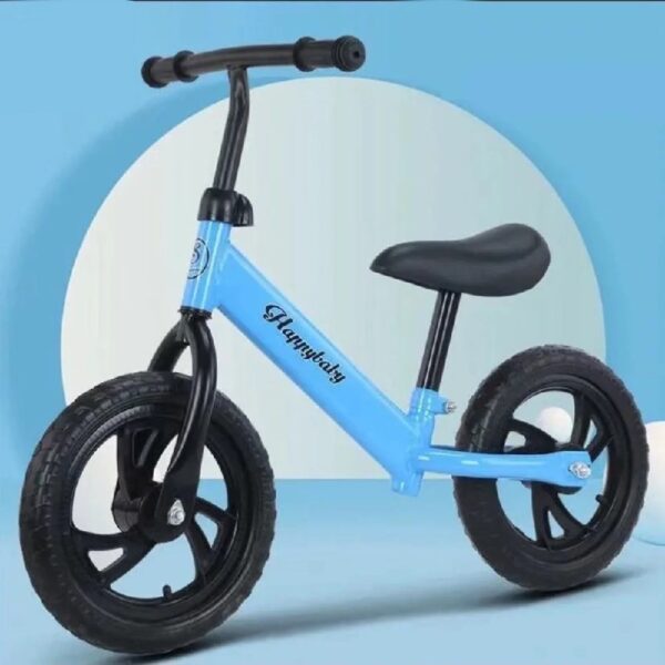 12 In Balance Bike for Kids 2-6 Years, Lightweight Toddler No Pedal Training Bike, Blue