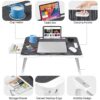 Livhil Large Lap Desk for Bed | Laptop Table, Portable Lap Desk, Home Office Room Laptop Desk for Bed Table Floor Table, Floor Desk for Adults (Black)