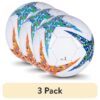 (3 pack) Athletic Works 6-inch Mini Size 1 Recreational Soccer Ball, Blue/Orange