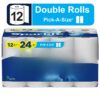 Paper Towels, 12 Double Rolls, White, Everyday Value Paper Towel