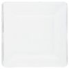 12-Piece Square Clear Glass Dinnerware Set
