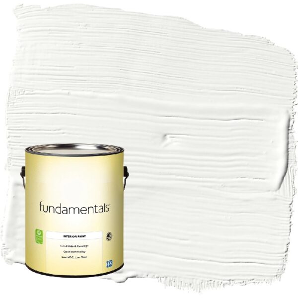 Fundamentals Delicate White Semi-Gloss Interior Paint, 1 Gallon