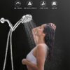 High Pressure Handheld Showerhead, 10 Spray Modes, with 60