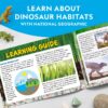 NATIONAL GEOGRAPHIC Light Up Dinosaur Terrarium Kit for Kids with Real Plants, Fossils & More, for Unisex Children (Age Group: 6 to 12 years)