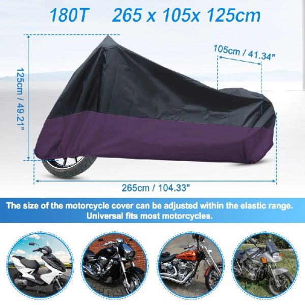 XXXL Motorcycle Cover Outdoor Waterproof Rain Dust UV Protector for Ultra Classic