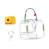 menolana Hamster -carry Bag Cage, Small Tier Carry Case, Guinea Pig Cage Outdoors, Hamster Travel Carrier for Chinchilla, Ferret, Mice, Mice green
