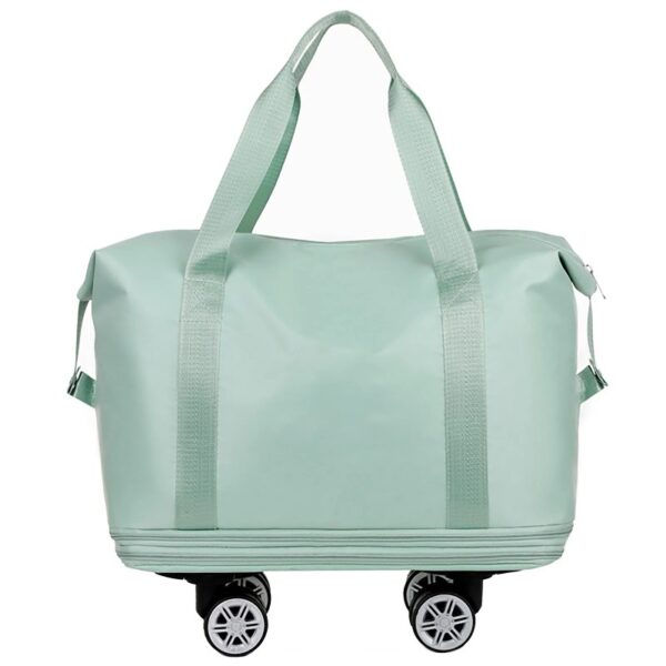 Expandable Luggage Bag With 360° Wheels Extra Large Capacity Wet/Dry Separation Ideal For Business Trips Gym Students And Travel