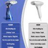 Steamer for Clothes, 1500W High Power Handheld Garment Steamer with 288ml&168ml Big Capacity Detachable Water Tank, Foldable Fabric Steamer Removes Wrinkle for Home Travel Office