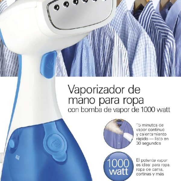 Handheld Garment Steamer for Clothes, Bedding, Curtains, Traveling, 1000 W Steam Pump