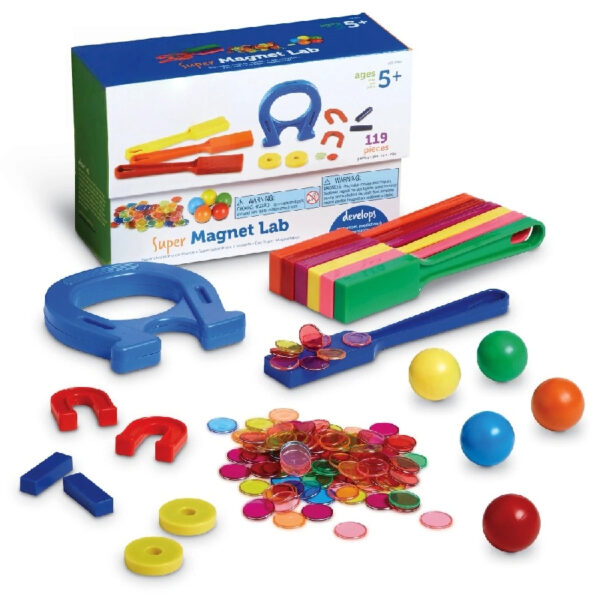 Learning Resources Super Magnet Lab Science Kits for Kids  Ages 5 and Up