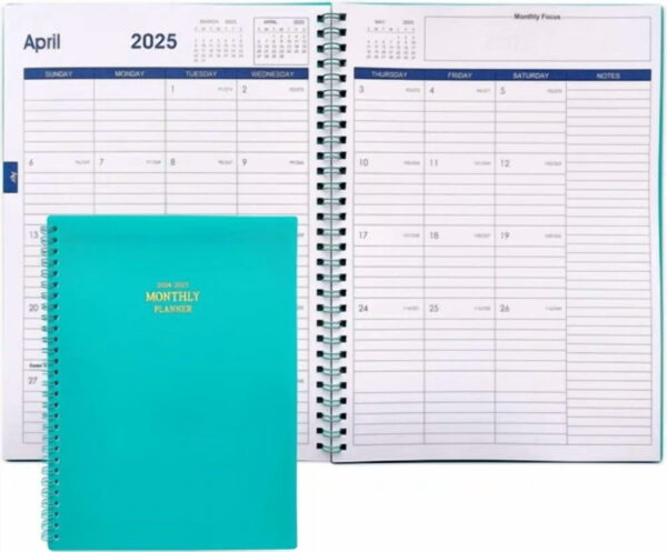 Calendar Planner 2025 - July 2024 - December 2025 18 Month Daily Planner, 7.6" X