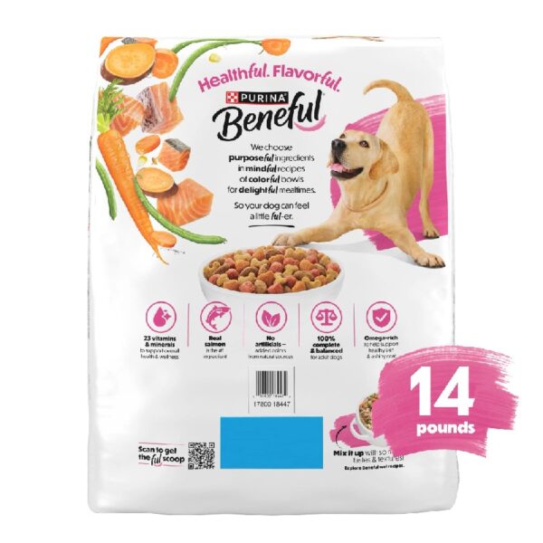 Purina  Originals with Natural Salmon Natural Dry Dog Food Formula with Added Vitamins, Minerals and Nutrients, 14 lb Bag