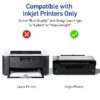 (3 pack) Avery Heat Transfer Paper for Dark Fabrics, 5 Sheets (3279)