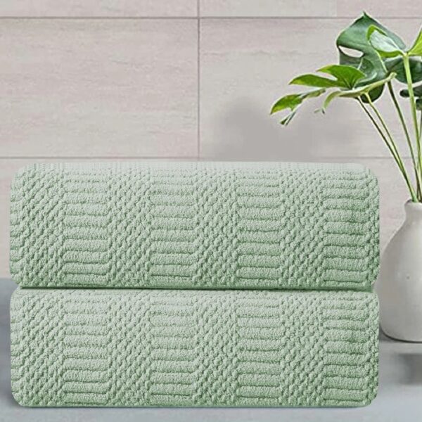 4 Pack Large Bath Towel Set 600 GSM Ultra Soft Oversized White Towel Set 35