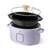 4Qt Slow Cooker with Touch-Activated Display, White Icing by Drew Barrymore