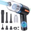 Handheld Car Vacuum Cleaner, 18000PA Hand Held Vacuum Portable Cordless, 2 in 1 Air Duster and Vacuum Cleaner with Multi-Nozzles, High Power Mini Vacuum for Home, Pet, Office