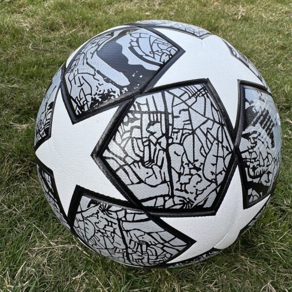 Premium Europe Cup Themed Size 5 Soccer Balls - Diverse Vibrant Colors, Ideal for Adult & Youth Players, Durable Construction for All - Weather Play