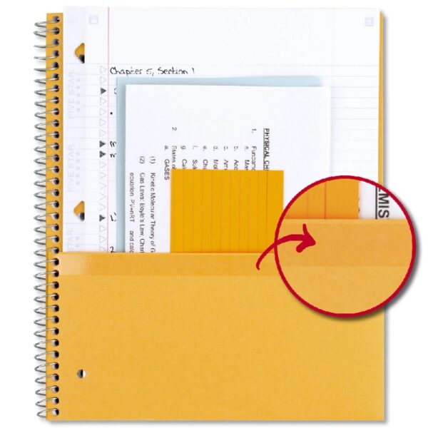 Five Star Spiral Notebook Plus Study App 3 Subject College Ruled 8 12 x 11 6