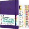 Clever Fox Teacher Planner - Mystic Blue