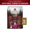 True Instinct Dry Dog Food for Adult Dogs, High Protein Real Turkey & Venison, 15 lb Bag