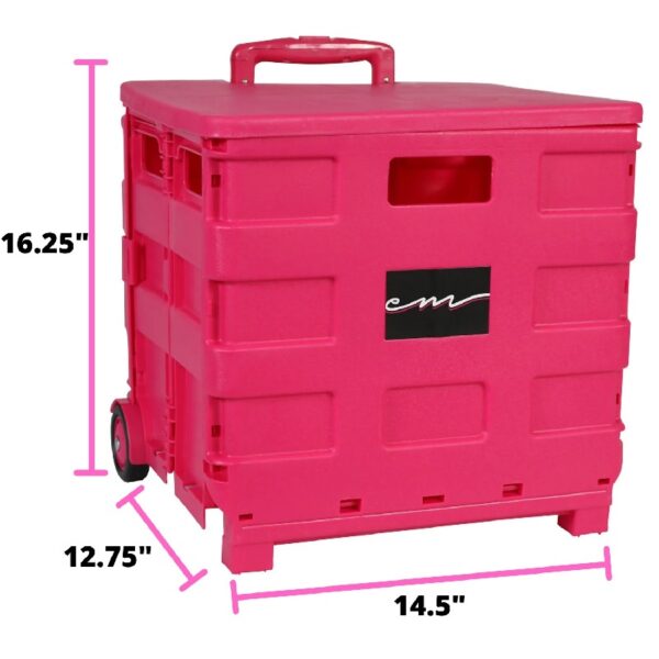 Everything Mary Plastic Craft Cart Organizer - Blue - Hobby Storage Case - Ideal for Teachers & Crafters