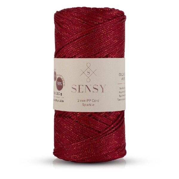 5 Skeins of Sensy Premium 2mm 251 Yards Polyester Rope 100% Polypropylene Cord Macrame Cord 2mm Crochet Bag Cord Macrame Rope Crochet Thread Gift for Knitter (Latte)