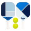 2-Player Pickleball Paddle Set - (2) Fiberglass Paddles+ (2) X-40 Pickleballs - Blue