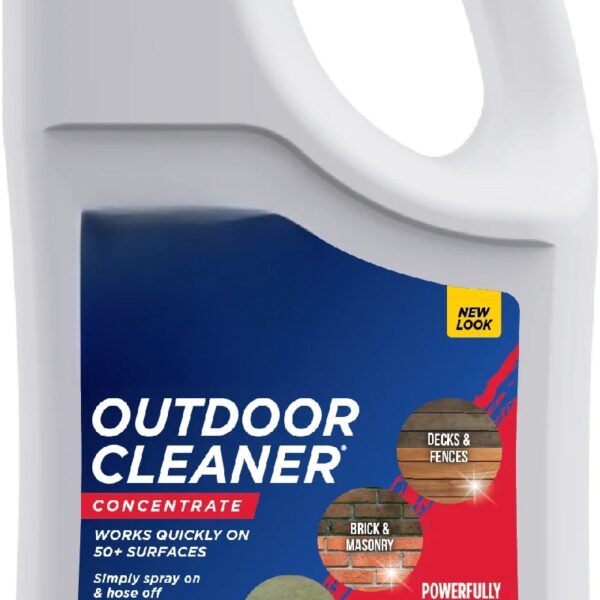(2 pack)Outdoor Cleaner - Cleans Stains Caused by Algae, Mold and Mildew, 1 Gallon Concentrate