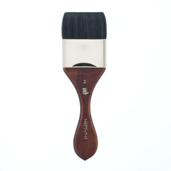 Princeton Brush Neptune Synthetic Squirrel Watercolor Brush, Mottler, 2