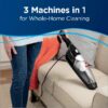 3-in-1 Turbo Lightweight Stick Vacuum, 2610 (Black)