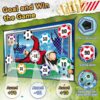 Ball Game Set for Boys, Indoor Outdoor Soccer Toys for 3-5 6-8 8-12 Years Old Kids