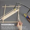 BAZIC Wooden Dowel Rods Wood Sticks, 3/16