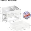 ARTDOT Diamond Art Beads Storage Organizer Box for Diamond Painting Drill 96 Jars