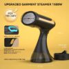 Steamer for Clothes, Portable Clothes Steamer for Fabric Wrinkles Remover, 1500W Handheld Steamer with 300ml Tank, 20-Second Fast Heat-up, Convenient Clothes Steamer for Home, Office and Travel