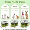 a8ebe1ea5ab244f88451b329015ac35c Portable Pet Playpen, 600D Oxford Foldable Dog Play Tent Kennel Crate for Indoor Outdoor Travel Camping, Come with Free Carrying Case&Folding Bowl, Great for Puppy Cat Bunny, Green L