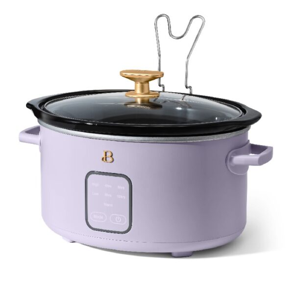 4Qt Slow Cooker with Touch-Activated Display, White Icing by Drew Barrymore