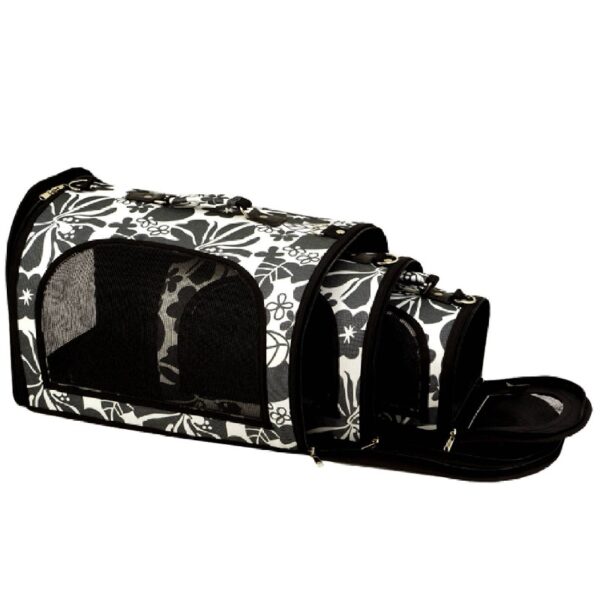 Excursion Small Soft Sided Turtle, Guinea Pig, Bird, Gerbil, Mouse, Chinchilla, Hamster, Ferret and Rat Carrier - Black