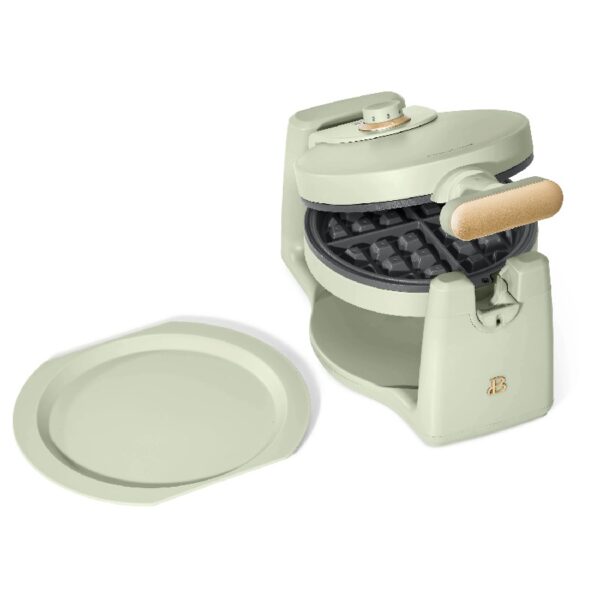Rotating Belgian Waffle Maker, White Icing by Drew Barrymore
