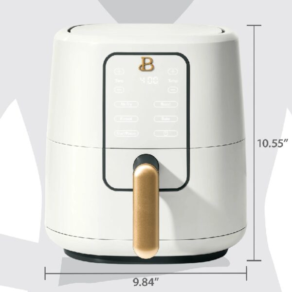 3 Qt Air Fryer with TurboCrisp Technology, White Icing by Drew Barrymore