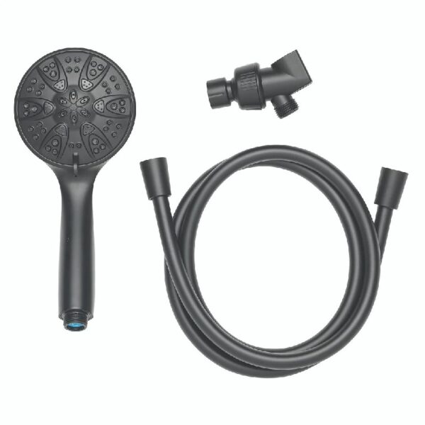 5-Setting Handheld Shower Head, Matte Black