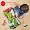 Li'l-Gen Toy Farm Animals with Interactive Farm Animal Sound Book | 12 Toy Figures with Playmat and Farm Accessories for Toddlers | Farm Playset for Boys and Girls 2 Years Old & Up (22 Piece Set)