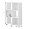 6 Cube Storage Organizer, White