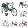 Mini Bike Toys, Simulation Vintage Bicycle Model Miniature Toys Retro Decoration for Collection & Bookshelf Display