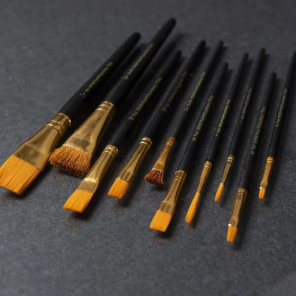 FolkArt Let's Paint Live Acrylic Craft Paint and Paintbrush Set, 34 Pieces